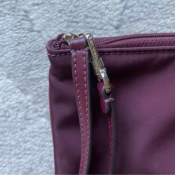 Kate Spade Packable Nylon Pouch in Deep Berry - Picture 5 of 6
